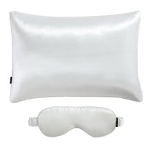 2 Piece Silk Pillowcase & Eye Mask Set